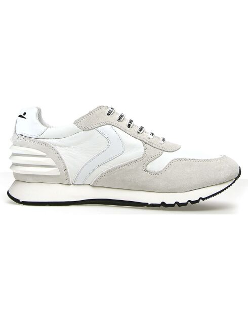 Sneakers en Cuir Liam blanc/gris
