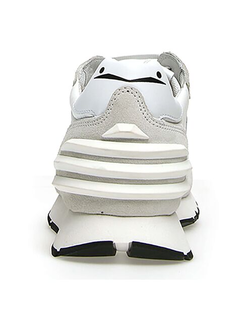 Sneakers en Cuir Liam blanc/gris