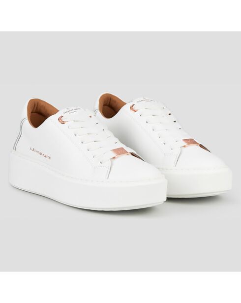 Sneakers en Cuir London blanches
