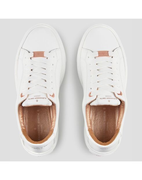 Sneakers en Cuir London blanches
