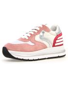 Roze leren sneakers van Maran
