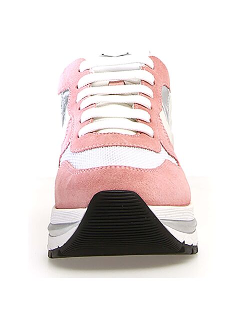 Sneakers en Cuir Maran roses