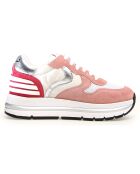 Roze leren sneakers van Maran