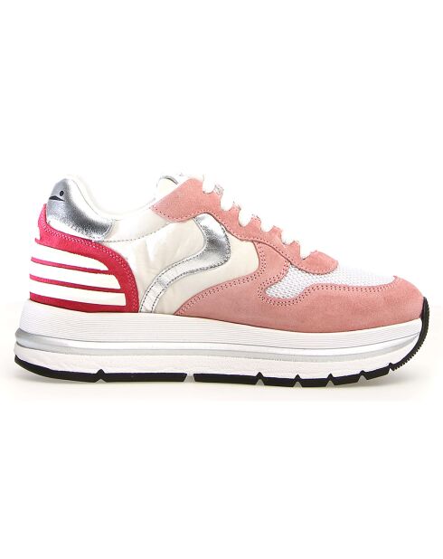 Sneakers en Cuir Maran roses