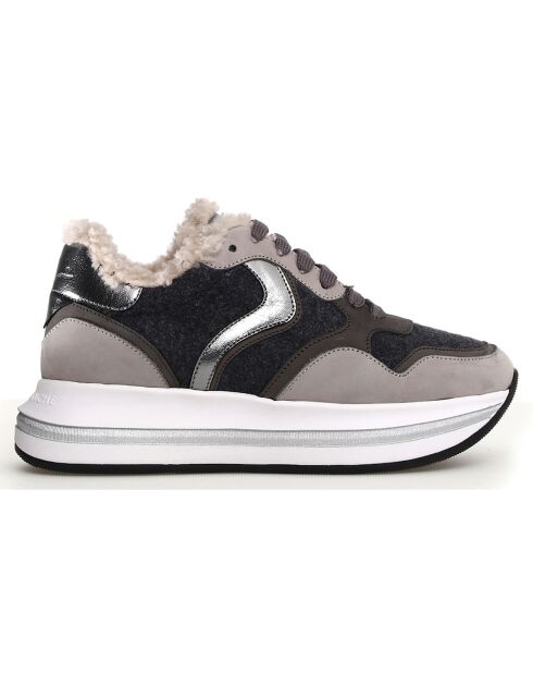Sneakers en Cuir Melany grises