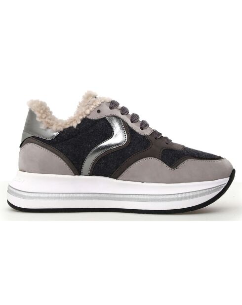 Sneakers en Cuir Melany grises