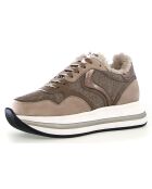 Sneakers Melany Hazelnut aus Leder