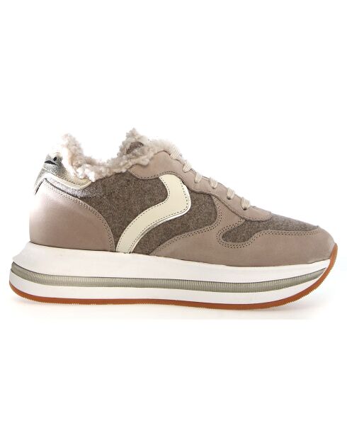Sneakers en Cuir Merry grises