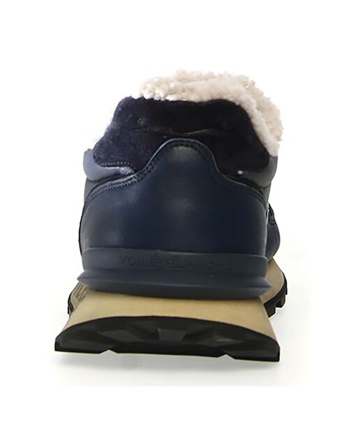 Sneakers en Cuir Paris bleu marine