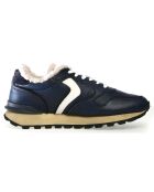 Sneakers en Cuir Paris bleu marine
