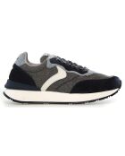 Sneakers en Cuir Qwark bleu gris