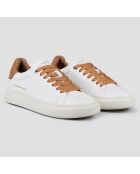 Sneakers en Cuir Soho blanches