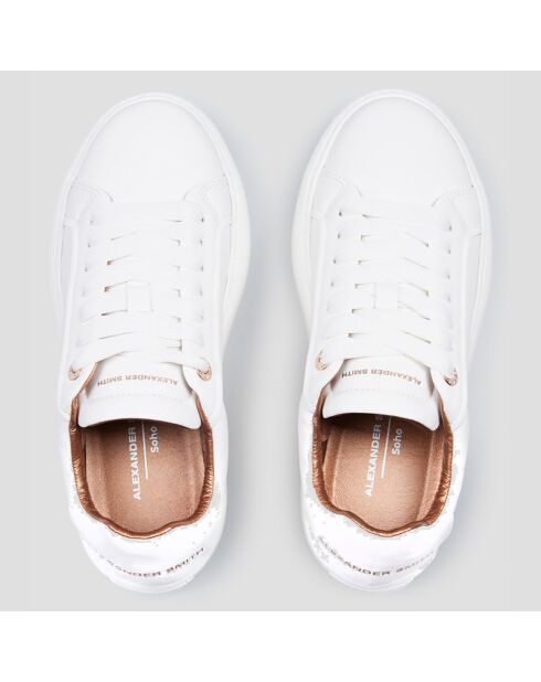Sneakers en Cuir Soho blanches