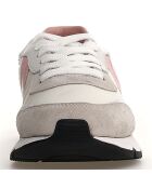Sneakers Storm aus Leder in Creme/Grau