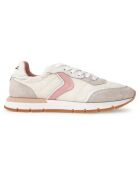 Sneakers Storm aus Leder in Creme/Grau