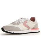 Sneakers Storm aus Leder in Creme/Grau