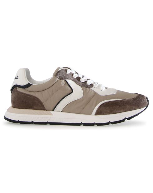 Sneakers en Cuir Storm marron