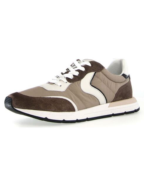 Sneakers en Cuir Storm marron