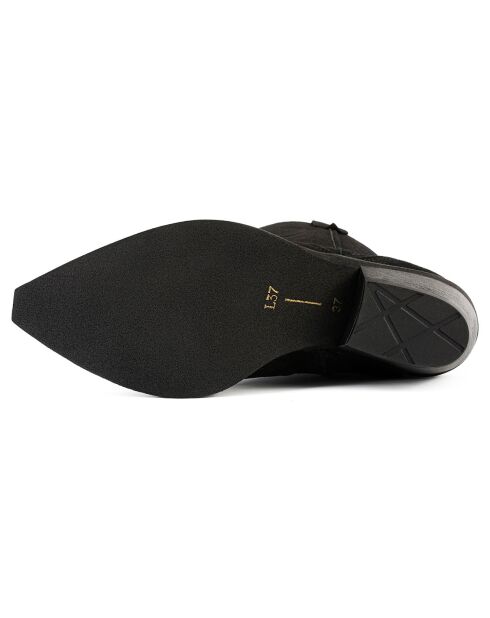 Bottines en Cuir Alabama noires