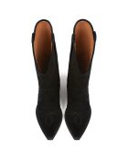 Bottines en Cuir Alabama noires
