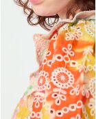 Vestido bordado anudado