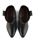 Bottines en Cuir Electric Feel noires - Talon 9 cm