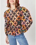 Blouse Patchwork 70 noire