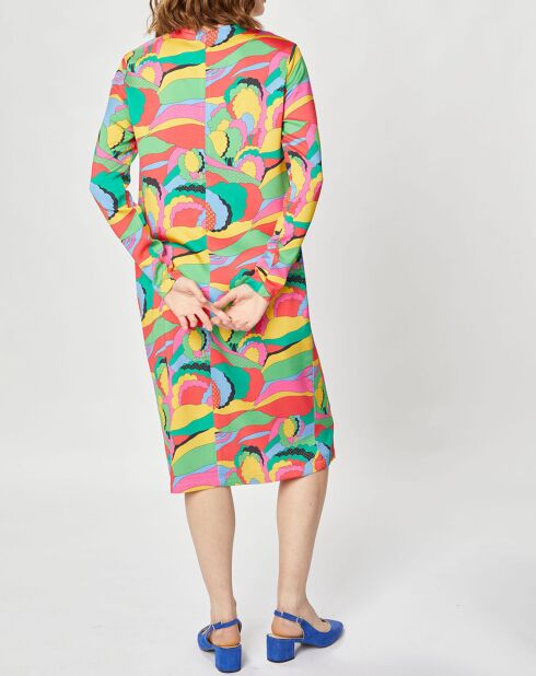 Robe Caftan Purple Country Pop fluo