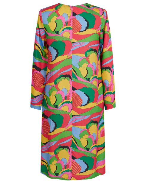 Robe Caftan Purple Country Pop fluo