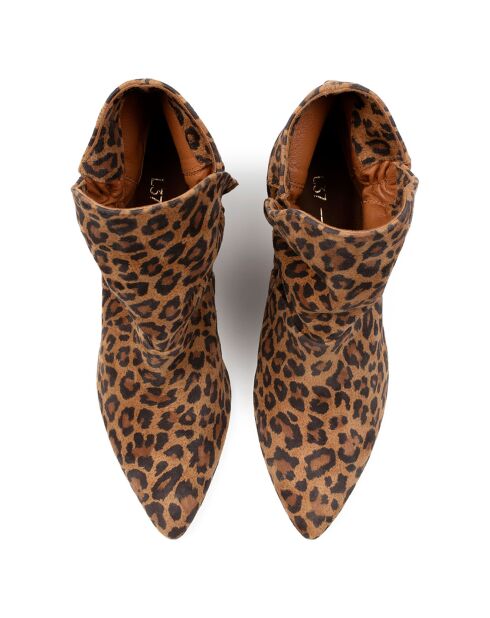 Bottines en Cuir Make Me Like You multicolores - Talon 6 cm