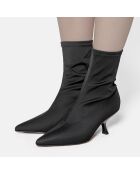 Bottines en Cuir Night Like This noires - Talon 5 cm