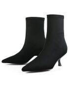 Bottines en Cuir Night Like This noires - Talon 5 cm