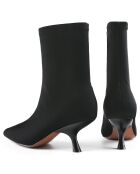 Bottines en Cuir Night Like This noires - Talon 5 cm