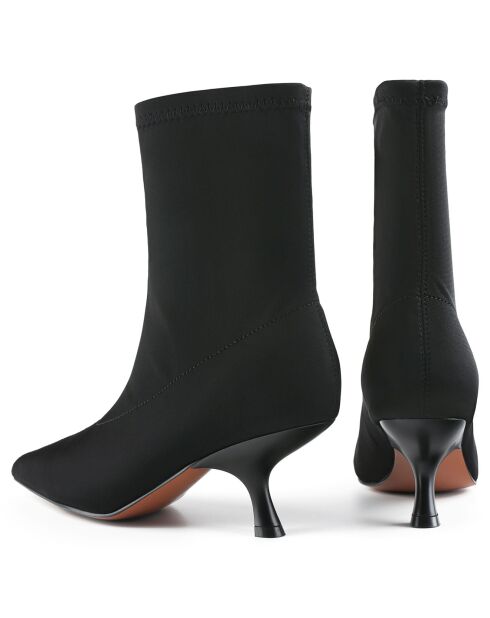Bottines en Cuir Night Like This noires - Talon 5 cm