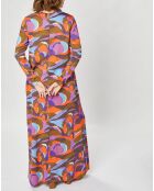 Robe longue Caftan Purple Country Pop lilas