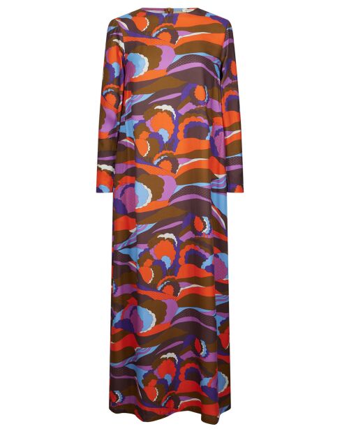Robe longue Caftan Purple Country Pop lilas