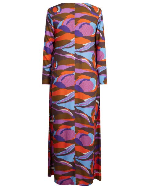Robe longue Caftan Purple Country Pop lilas