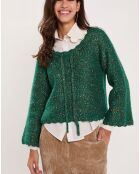 Pull Bonbon vert gazon