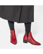 Bottines en Cuir Northern Star rouges