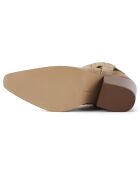 Bottines en Cuir On The Horizon tan - Talon 5 cm