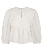 Blouse Médiéval Patchwork écrue