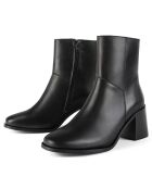 Bottines en Cuir Stay Higher noires - Talon 5 cm