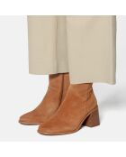 Bottines en Cuir Stay Higher marron
