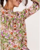 Robe Paisley imprimée rose/multicolore
