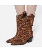 Boots en Cuir Voice In My Head multicolores - Talon 6.7 cm
