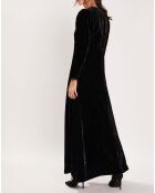 Robe en Velours satiné Princesse noire