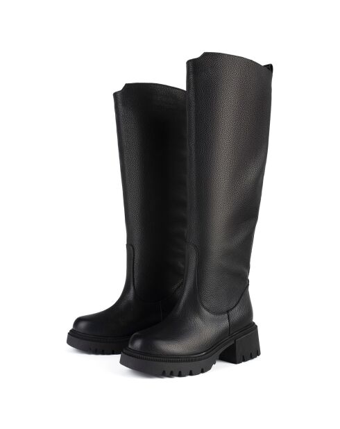 Bottes en Cuir Dream Bottes noires - Talon 6 cm