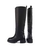 Bottes en Cuir Dream Bottes noires - Talon 6 cm
