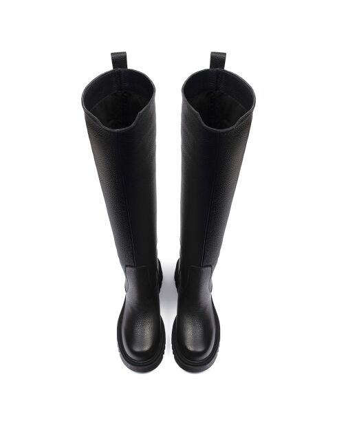 Bottes en Cuir Dream Bottes noires - Talon 6 cm