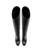 Bottes en Cuir Midnight Ride noires - Talon 8 cm